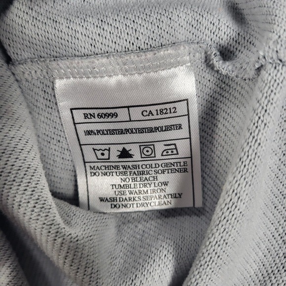 Minnesota Vikings 1/4 Zip Antigua Mens Small Gray Purple Embroidered Logo - Picture 3 of 9